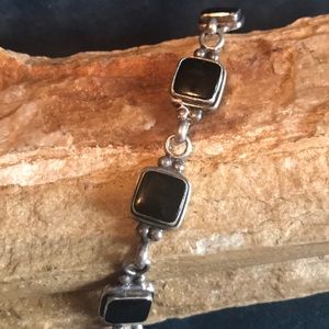 ◾️Black Onyx and Sterling silver Bracelet◾️